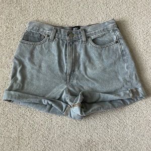 BDG Grey Denim Shorts